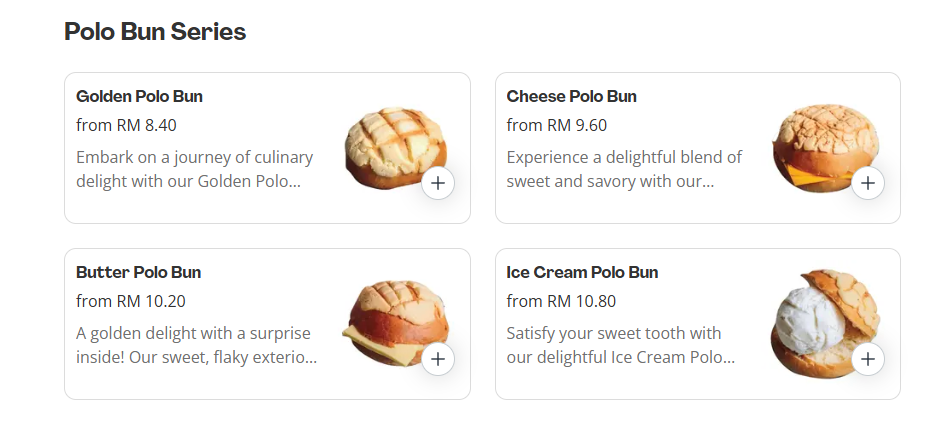 Zero O’Clock Polo Bun Series Prices