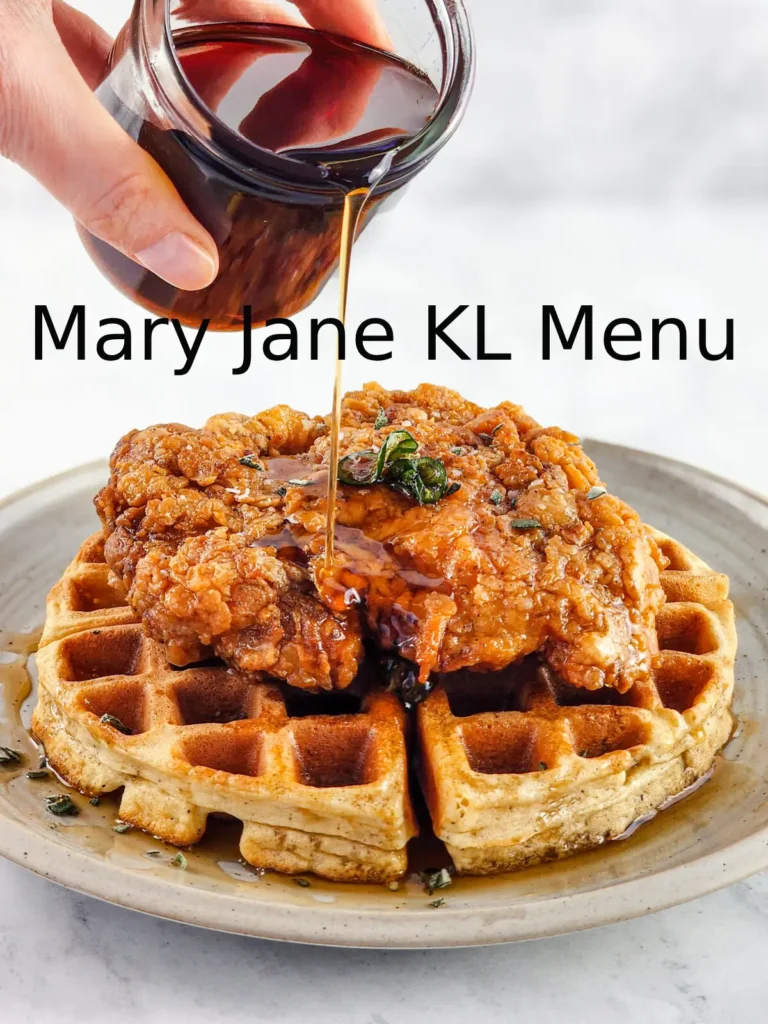 Mary Jane KL Menu