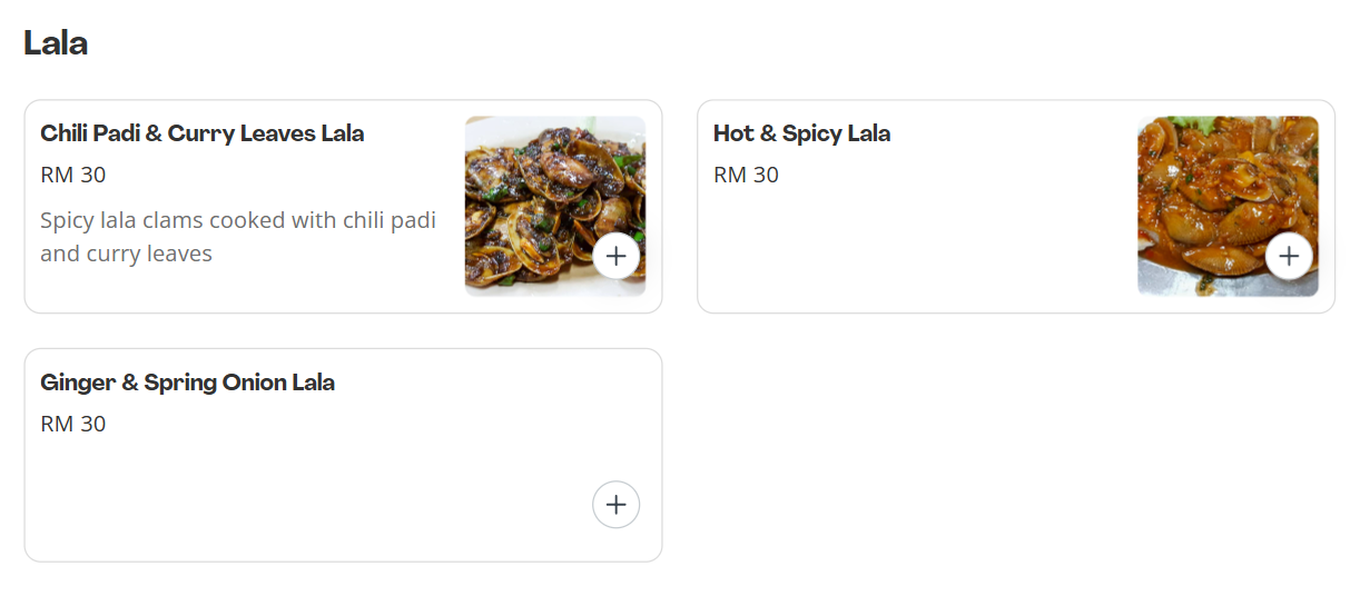 Sin Lai Ping Lala Prices